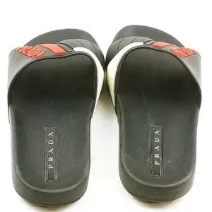 Prada | Shoes | Prada Mens Black Slides Size 7 Posh7 | Poshmark